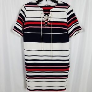 FRNCH Dress with Stripes Excellent Conditi…